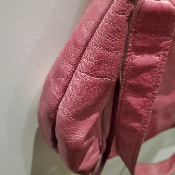 Foley + Corinna Pink Leather Mid City Tote - Picture 5 of 10